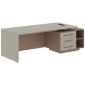 Стол руководителя с тумбой VCT 2390(R) 2300х900х750 VELION в Салехарде 