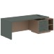 Стол руководителя с тумбой VCT 2390(R) 2300х900х750 VELION в Салехарде 