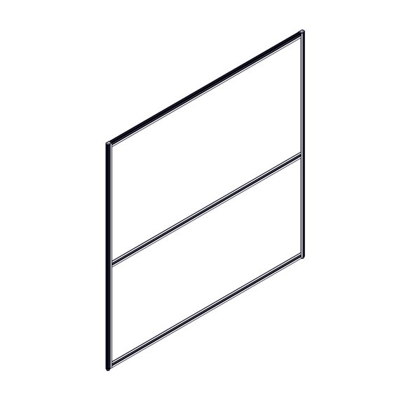 Секция глухой перегородки RP160SS160 1605х22х1600 RAND в Салехарде 