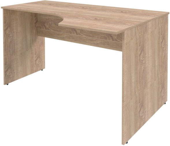 Стол эргономичный SET140-1(R) Дуб Сонома Светлый 1400х900х760 SIMPLE в Салехарде 