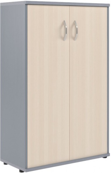 Шкаф с глухими дверьми СТ-2.3 Клен/Металлик 770*365*1200