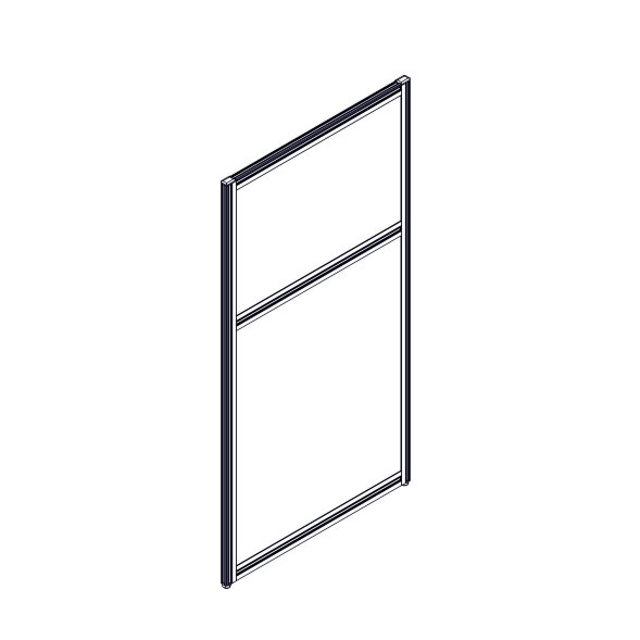 Секция комбинированной перегородки RP115SL60 Bravo grey/Серый 600х22х1115 в Салехарде 