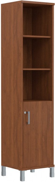 Шкаф-колонка высокая с замком в глухой малой двери B 431.3(RZ) Орех Гарда 475х450х2054