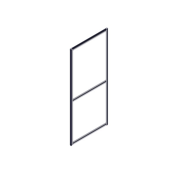 Секция комбинированной перегородки RP160SL70 Bravo grey/Серый 700х22х1600 в Салехарде 