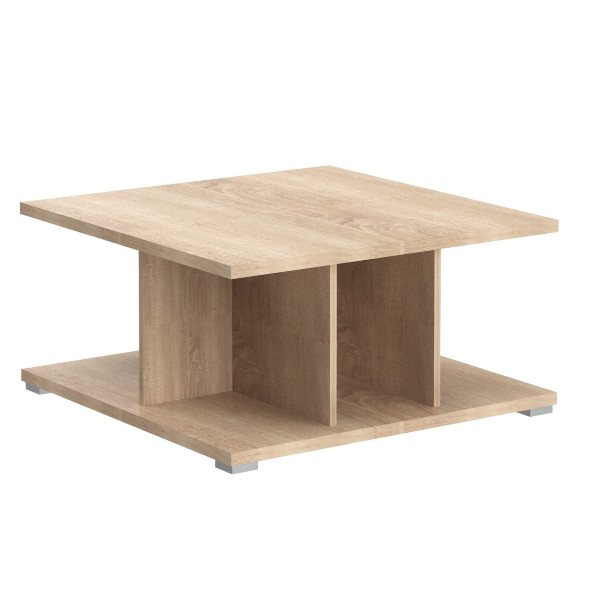 Стол журнальный CT 888 Дуб Сонома светлый 800х800х400 COFFEE в Салехарде 