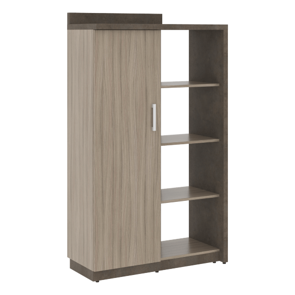 Шкаф СФ-534171 Бетон чикаго тем F187 ST9/Дрифтвуд H3090 ST22 1037х454,5х1770 WOOD&amp;amp;STONE в Салехарде 