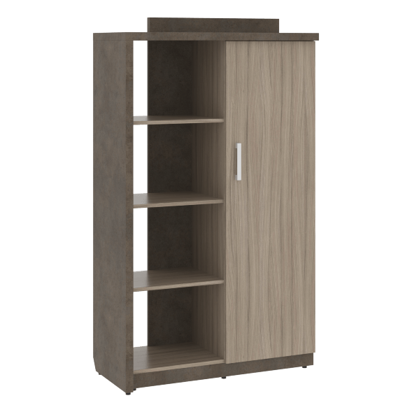 Шкаф СФ-534172 Бетон чикаго тем F187 ST9/Дрифтвуд H3090 ST22 1037х454,5х1770 WOOD&amp;amp;STONE в Салехарде 