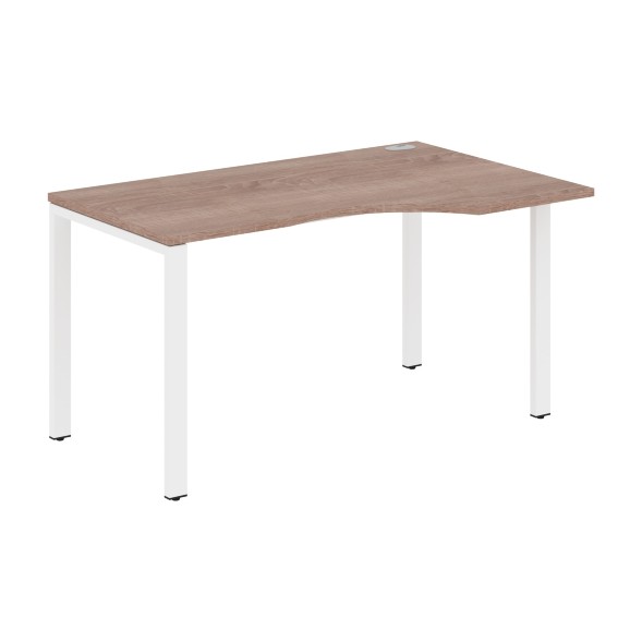 Стол эргономичный XS6CET 149(R) белый/антрацит 1400х900х750 XTEN-S60 в Салехарде 