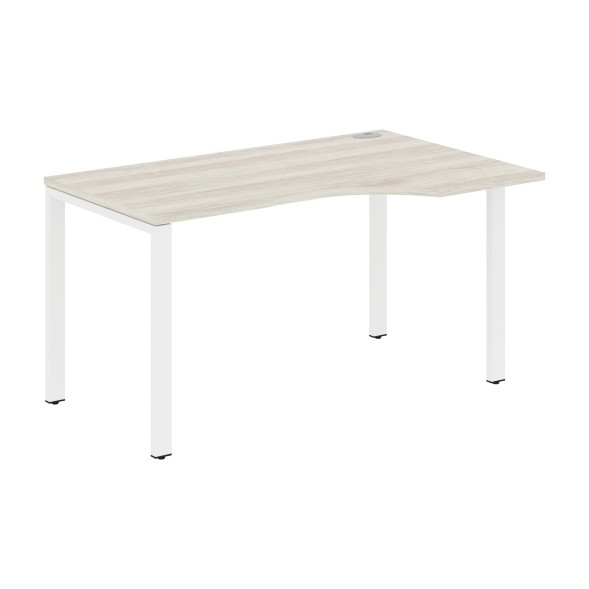 Стол эргономичный XS6CET 149(R) белый/антрацит 1400х900х750 XTEN-S60 в Салехарде 