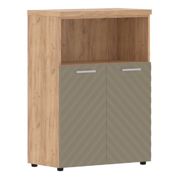 Шкаф с глухими малыми дверьми и топом TLMC 85.3 856х450х1203 TORR LUX в Салехарде 