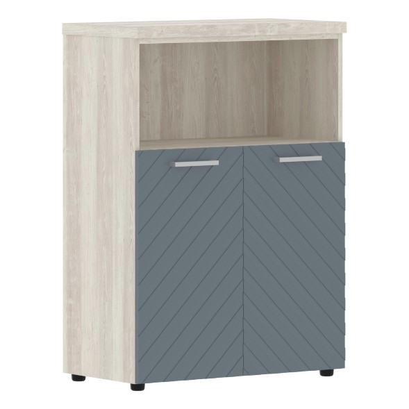 Шкаф с глухими малыми дверьми и топом TLMC 85.3 856х450х1203 TORR LUX в Салехарде 