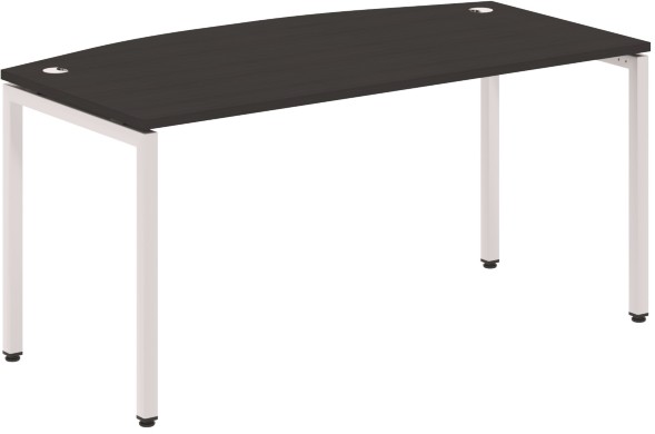 Стол руководителя XSET 169 Дуб Юкон Модерн/Алюминий 1600х867х750 XTEN-S в Салехарде 