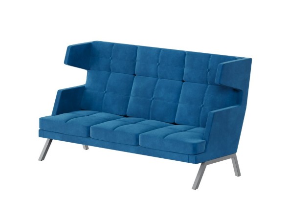 Aldo Диван трёхместный высокий с декором из пуговиц ALDB-03 2010*960*1180