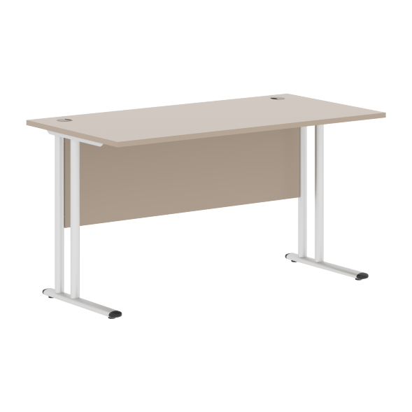 Стол письменный СП-3М Клен*/серебро 1400х720х755 IMAGO-M в Салехарде 