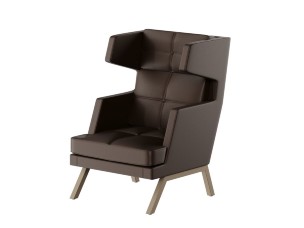 Aldo Кресло высокое с декором из пуговиц ALDB-01 790*960*1180