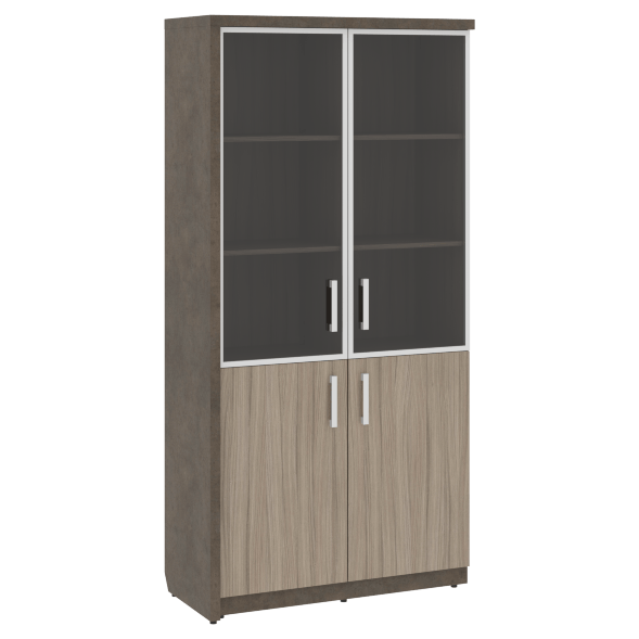 Шкаф СФ-534893 Бетон чикаго тем F187 ST9/Дрифтвуд H3090/Графит/Черный 1035х454,5х2083 WOOD&amp;amp;STONE в Салехарде 