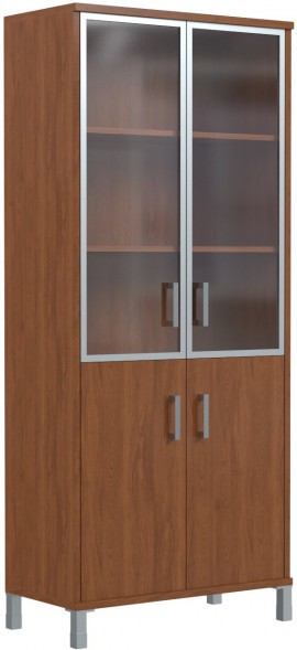 Шкаф комбинированный B 430.4 Орех Гарда 900х450х2054 в Салехарде 