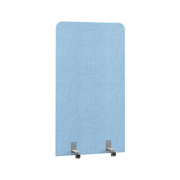 Акустическая перегородка на роликовых опорах RA.R-100/180 KITON 01/Серый 1000х28х1800 RAND Acoustic в Салехарде 