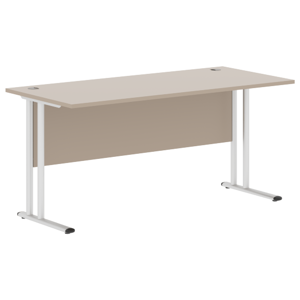 Стол письменный СП-4М Клен*/серебро 1600х720х755 IMAGO-M в Салехарде 