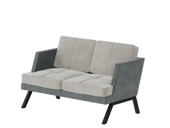 Aldo Диван двухместный с декором из пуговиц ALDB-02L 1430*875*890