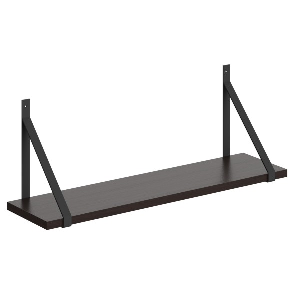 Полка с полкодержателями SH1-GINO 830х210х300 COFFEE в Салехарде 