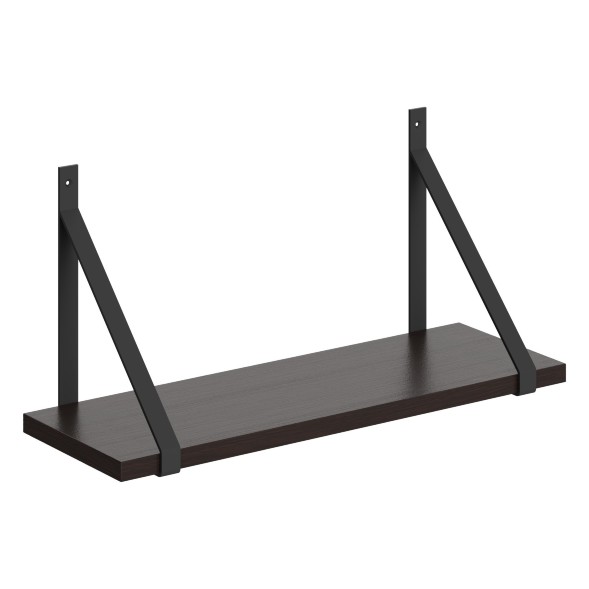 Полка с полкодержателями SH2-GINO 630х210х300 COFFEE в Салехарде 