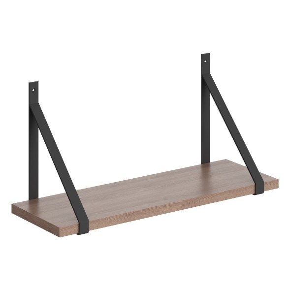 Полка с полкодержателями SH2-GINO 630х210х300 COFFEE в Салехарде 