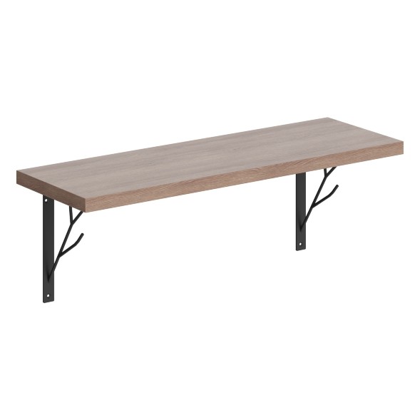 Полка с полкодержателями SH2-TREE 630х210х222 COFFEE в Салехарде 