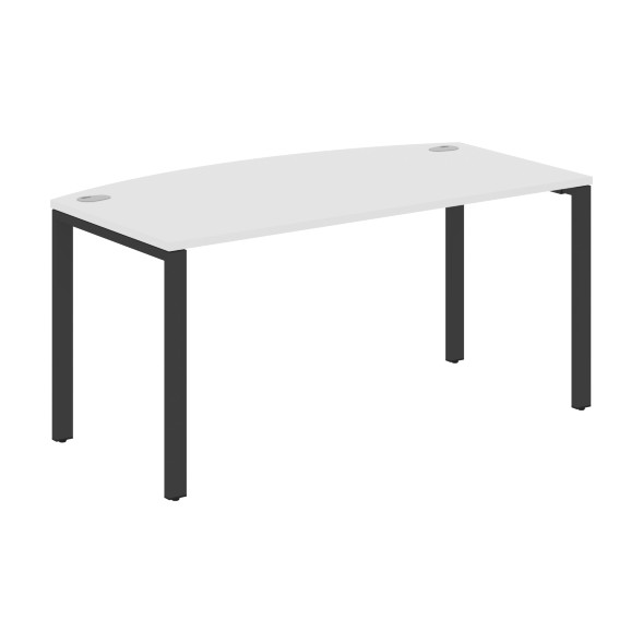 Стол руководителя XS6ET 169 белый/антрацит 1600х867х750 XTEN-S60 в Салехарде 