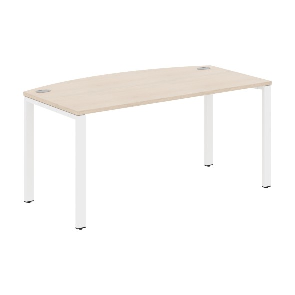 Стол руководителя XS6ET 169 белый/антрацит 1600х867х750 XTEN-S60 в Салехарде 