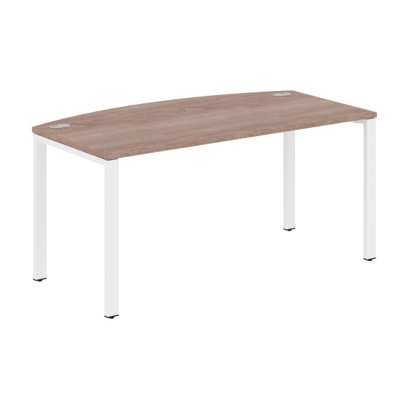 Стол руководителя XS6ET 169 белый/антрацит 1600х867х750 XTEN-S60 в Салехарде 