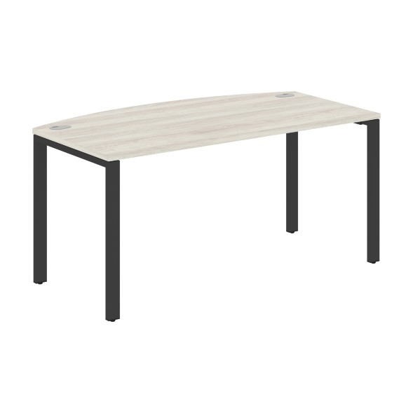 Стол руководителя XS6ET 169 белый/антрацит 1600х867х750 XTEN-S60 в Салехарде 