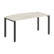 Стол руководителя XS6ET 169 белый/антрацит 1600х867х750 XTEN-S60 в Салехарде 