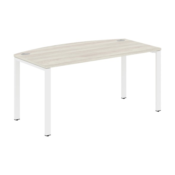 Стол руководителя XS6ET 169 белый/антрацит 1600х867х750 XTEN-S60 в Салехарде 