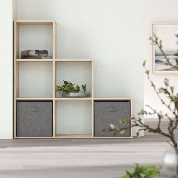 Стеллаж SH 1042 Дуб Сонома светлый 1044х330х1042 COMP в Салехарде 