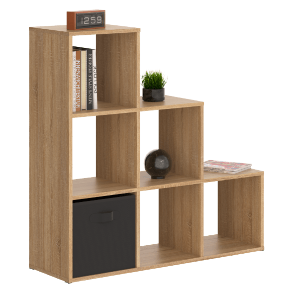 Стеллаж SH 1042 Дуб Сонома светлый 1044х330х1042 COMP в Салехарде 