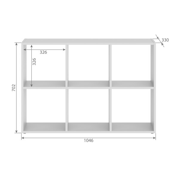 Стеллаж SH 7042 702х330х1042 COMP в Салехарде 