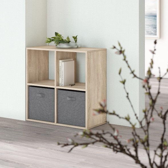 Стеллаж SH 7070 Дуб Сонома светлый 702х330х700 COMP в Салехарде 