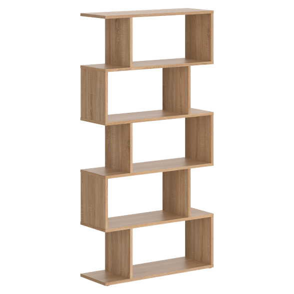 Стеллаж SH 7346 Дуб Сонома светлый 730х250х1416 COMP в Салехарде 