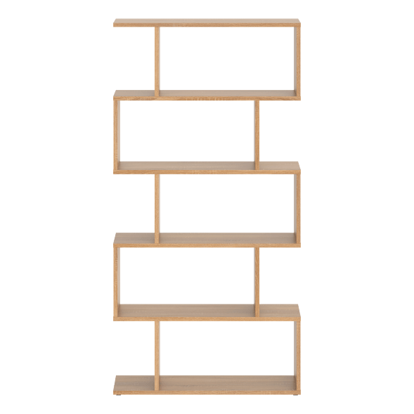 Стеллаж SH 7346 Дуб Сонома светлый 730х250х1416 COMP в Салехарде 