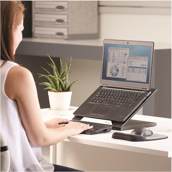 Портативная подставка для ноутбука Designer Suites, черная в Салехарде 