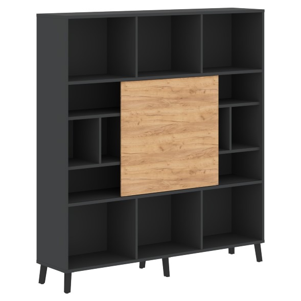 Стеллаж со слайд -дверью JHC 1840 1800х400х1950 JAY в Салехарде 