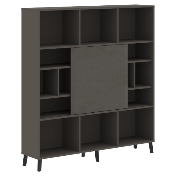 Стеллаж со слайд -дверью JHC 1840 1800х400х1950 JAY в Салехарде 