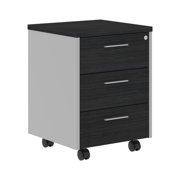 Тумба мобильная OMC 3D.A Дуб Сонома светлый/Металлик 465х450х625 OFFIX NEW в Салехарде 