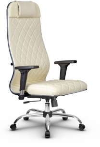 Кресло офисное Metta L  NewLeather (хром ов. сеч.) 