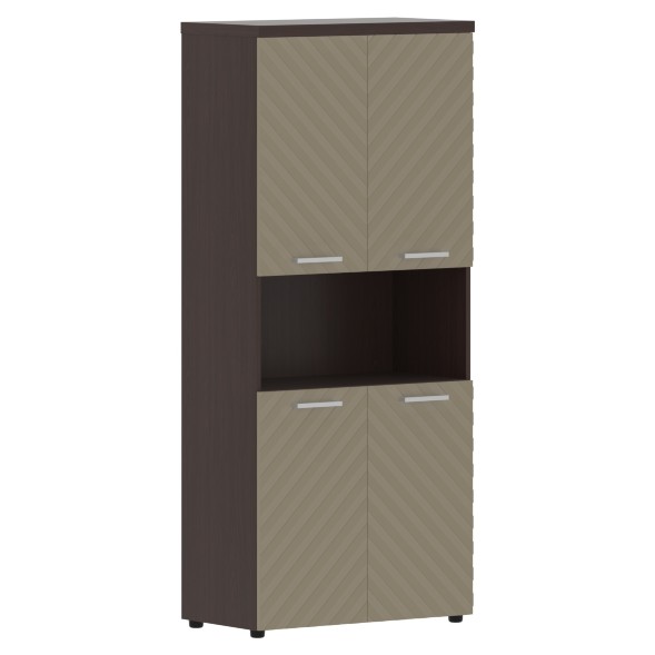 Шкаф с комплектами малых дверей и топом TLHC 85.4 856х450х1968 TORR LUX в Салехарде 