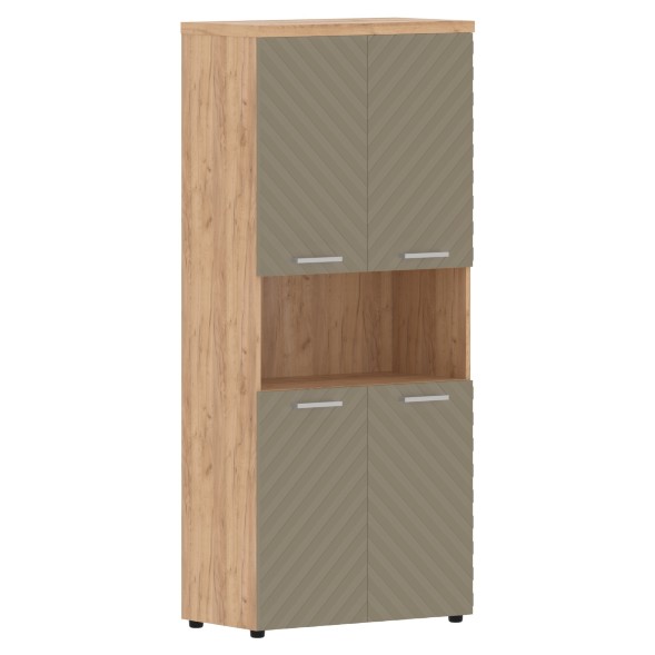 Шкаф с комплектами малых дверей и топом TLHC 85.4 856х450х1968 TORR LUX в Салехарде 