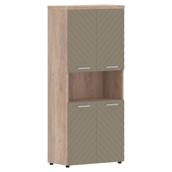 Шкаф с комплектами малых дверей и топом TLHC 85.4 856х450х1968 TORR LUX в Салехарде 