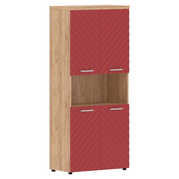 Шкаф с комплектами малых дверей и топом TLHC 85.4 856х450х1968 TORR LUX в Салехарде 