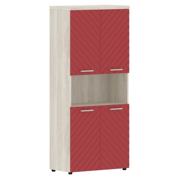 Шкаф с комплектами малых дверей и топом TLHC 85.4 856х450х1968 TORR LUX в Салехарде 